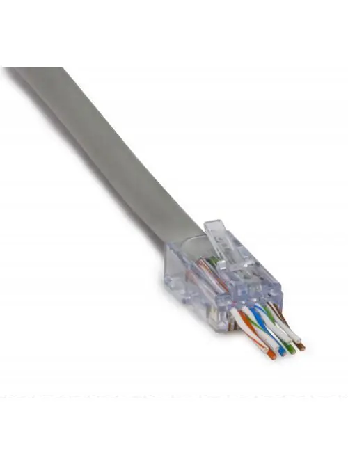 Platinum Tools 100028C ezEX44 RJ45 CAT6 Connector, 50-Pack