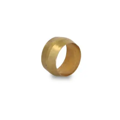 Everflow C60-38 3/8 OD Compression Sleeve Brass Fitting