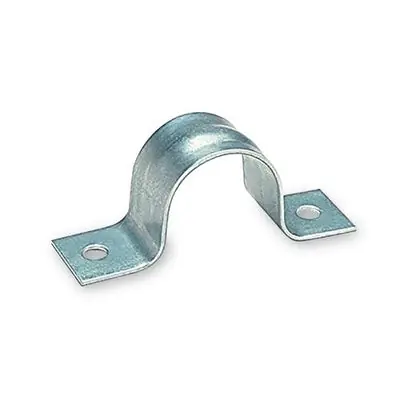 Everflow PPS-G112 PIERS PPS-G112 1-1/2 GALV. STEEL 20GA PIPE STRAP 2 HOLE