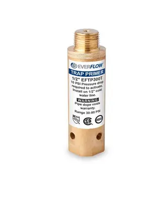 Everflow EFTP300T-NL 1/2 Trap Primer
