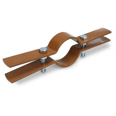 Everflow CLRS-EC02 Piers CLRS-EC02 2 Riser Clamp Standard Copper Color Epoxy CT