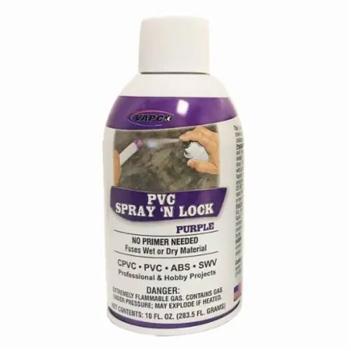 Vapco PVC-SNLP PVC Spray N Lock Purple