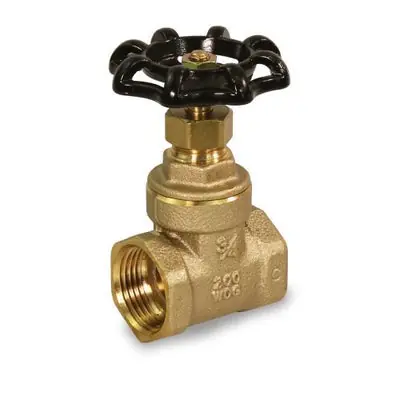 Everflow 205T003-NL 3 IPS Brass Gate Valve Lead Free