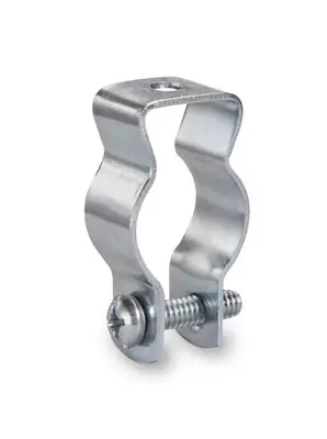Everflow CH-GE01 1 Conduit Hanger with Bolt and Nut Electro Galvanized