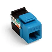 Leviton 5G108-RL5 GigaMax CAT5e QuickPort Connector, Blue