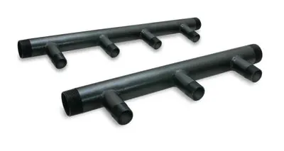 Everflow SH3-1434-6 1-1/4 X 3/4 W/3 ZONES BLACK STEEL MANIFOLD