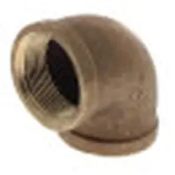 Everflow BRRL1142-NL Reducing Elbow Brass Lead Free