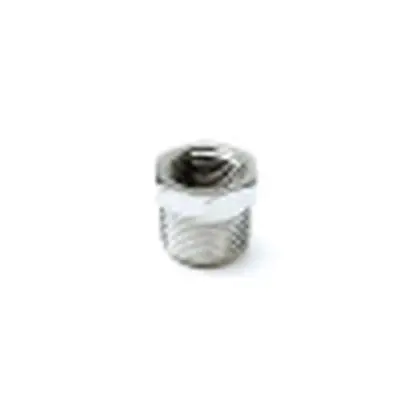 Everflow CHBU1238 1/2 x 3/8 Chrome Plated Bronze Bushing