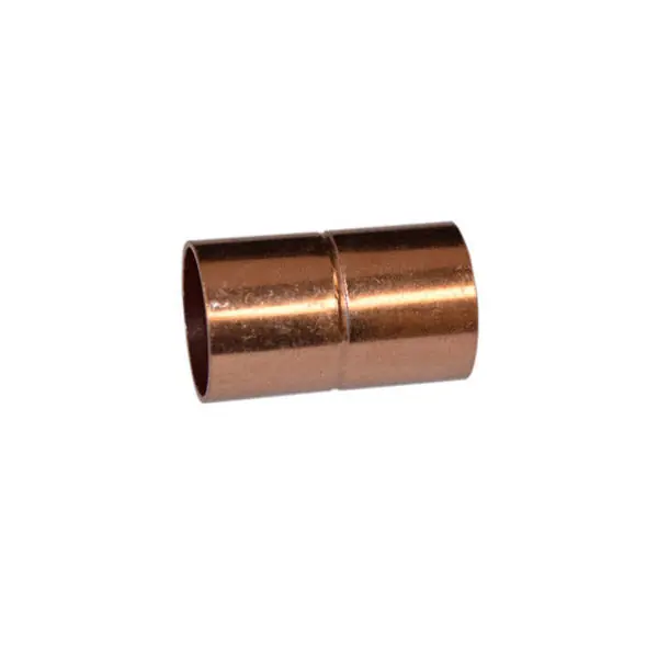 PREFERRED CONSTRUCTION PRODUCTS DA03RS-05 1/2 in. Sweat x Sweat Copper Coupling with Roll Stop