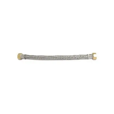 Everflow FTWC-B34-18A FLEXTRON FTWC-B34-18A 18 SS BRAIDED WATER HTR CONNEC 3/4 FIP x 3/4 FIP NSF/cUPC