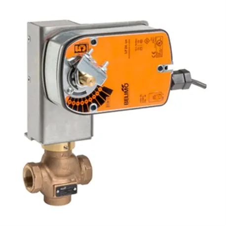 Belimo G220B-K+LF120-S Globe Valve 0.75 2 Way 7.5 Cv w/ Spring Return 120V