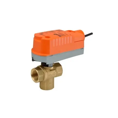 Belimo Z3050Q-E+CQKB24-S-LL ZoneTight 0.5 3 Way 2.7 Cv w/ Electronic FS 24V On/Off SW
