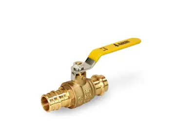 Everflow FRBL-012-NL 1/2 F1960 PEX X 1/2 PRESS Ball Valve with Lever Handle Lead Free
