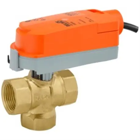 Belimo Z3075QS-J+CQKB24-RR ZoneTight 0.75 3 Way 4.6 Cv Sweat w/ Electronic Fail-Safe 24V On/Off