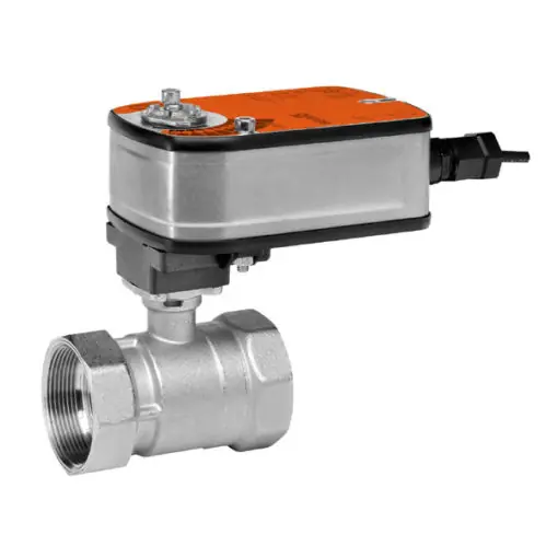 Belimo B217+LF24-MFT-S CCV 0.75 2 Way 4.7 Cv w/ Spg Rtn 24V MFT