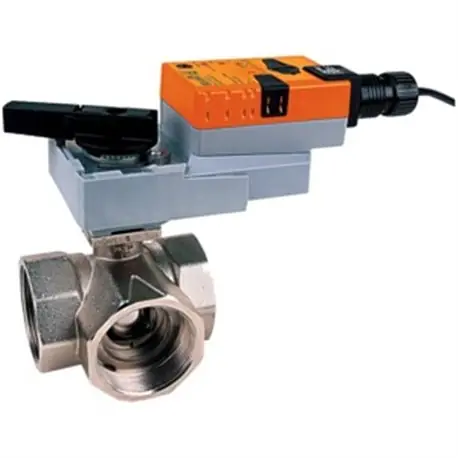 Belimo B350L+ARB24-3-S Ball Valve 2 3 Way 87 Cv Replacement MPN