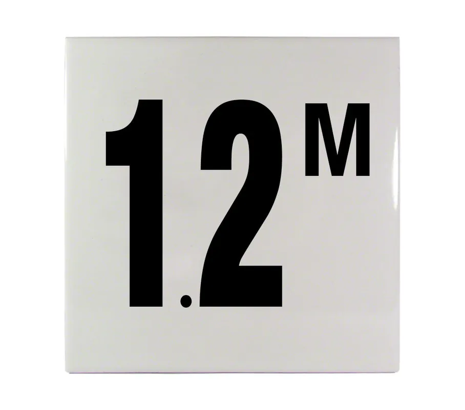 Inlays C612712 D/M 6x6 Smooth 1.2M Blk/Wht