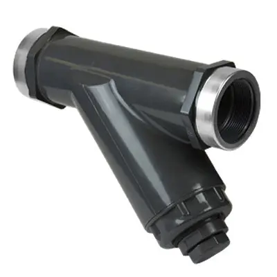 Spears YS21P8-005SR 1/2 PVC Y Strainer SR/FPT EPDM P8 Mesh