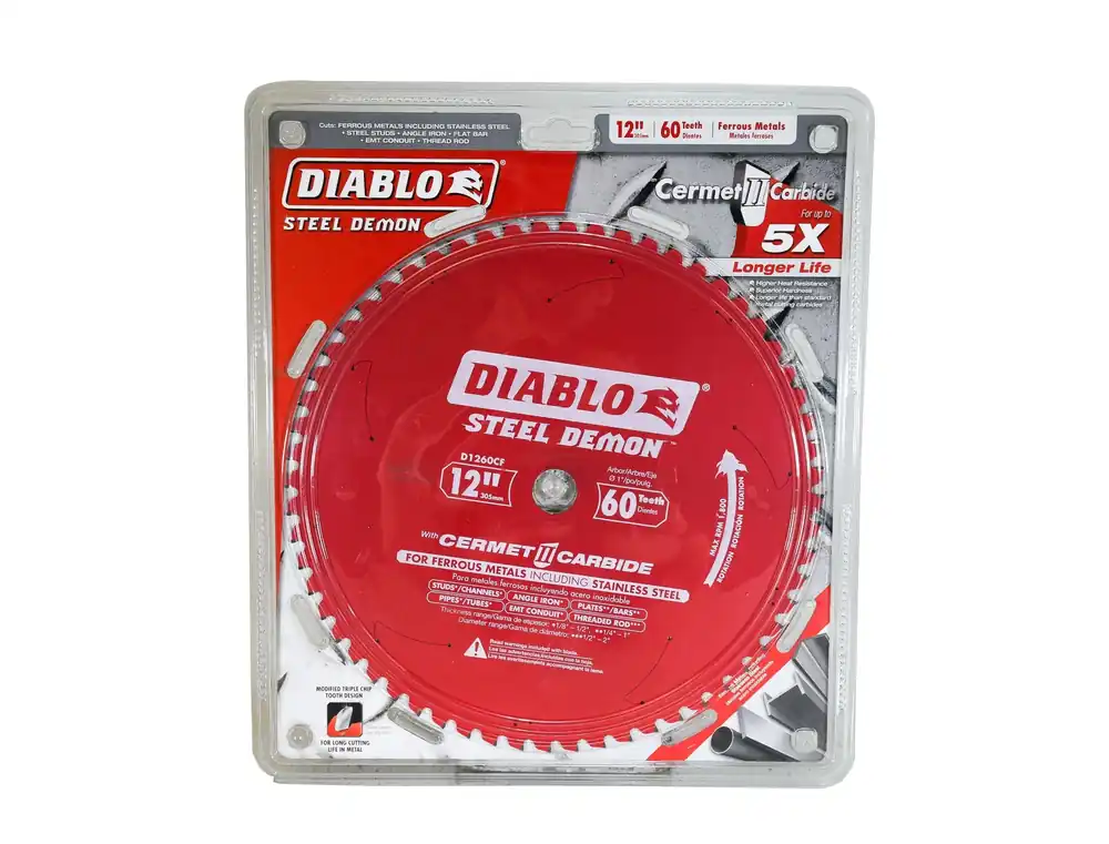 Diablo D1260CF 12 X 60 Cermet Ferrous CSB