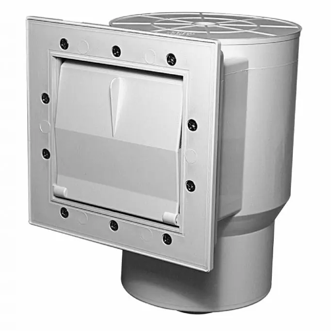 Waterway Plastics 560-C3C67L Waterways 560-C3C67L Flo Pro II Skimmer Widemouth Gray With Return