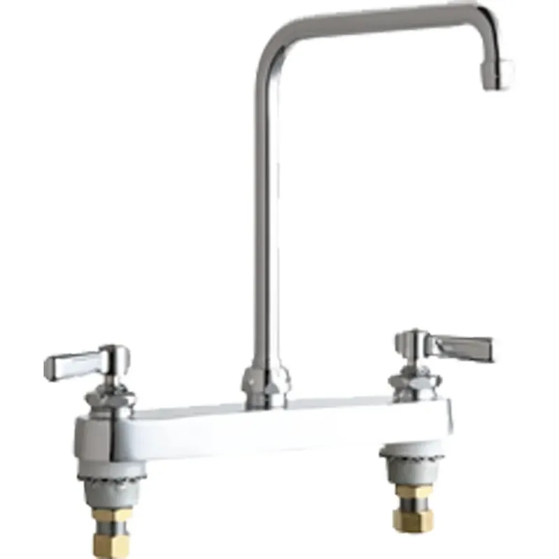 Chicago Faucet 527-HA8ABCP Sink Faucet Hot and Cold Water 2.2 gpm