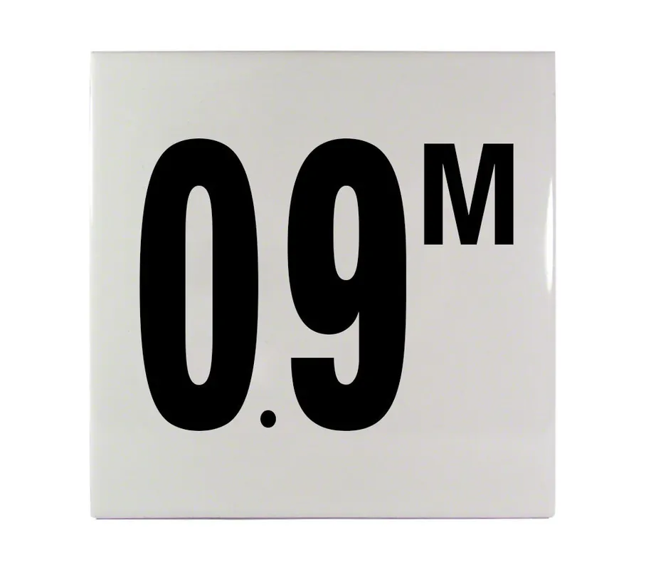 INLAYS C612709 D/M 6x6 SMOOTH 0.9 BLK/WHT