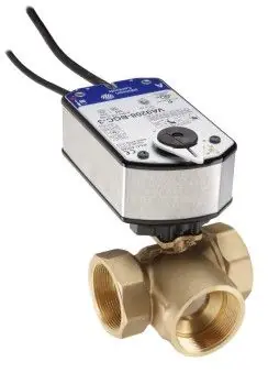 Johnson Controls VG1841FS+928AGA Ball Valve Assembly, 3 Way, 2 in. Replacement MPN