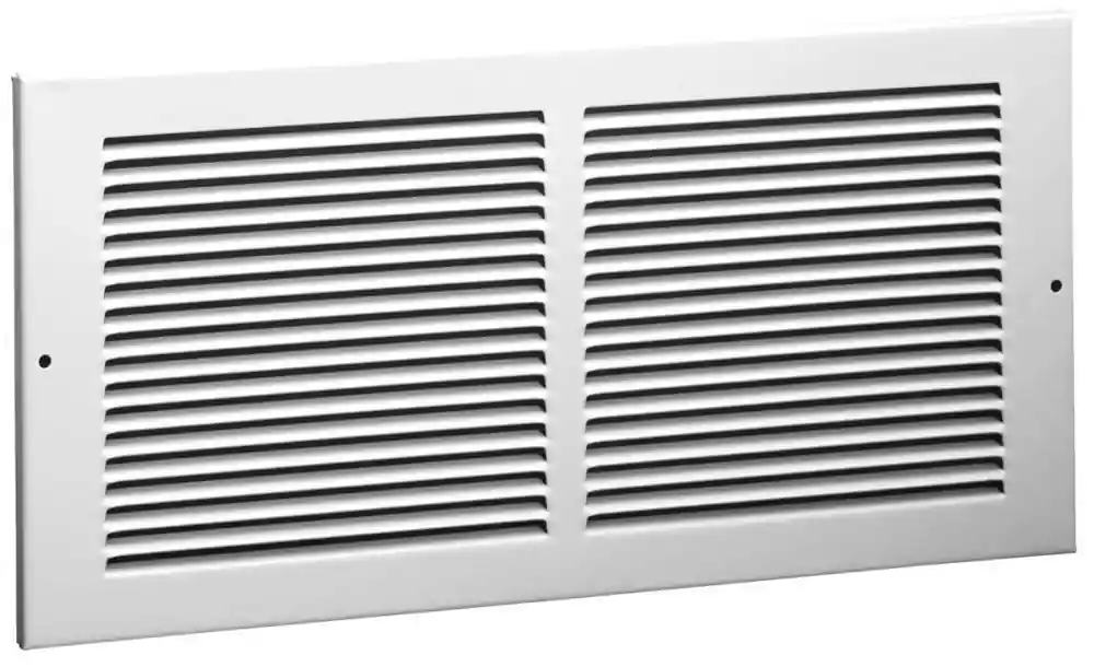 HART & COOLEY 043139 650 Series Steel Sidewall Return Air Grille Bright White 16 x 8