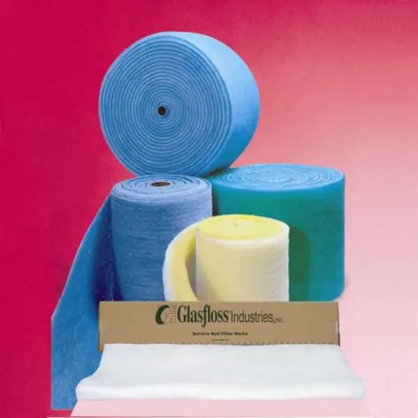 Glasfloss PBR361HOG Hog Hair Filter Roll, Blue 36x30'x1