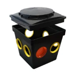 Tuf-Tite 7HD2 7-Hole Distribution Box For 3 in or 4 in PVC Pipe
