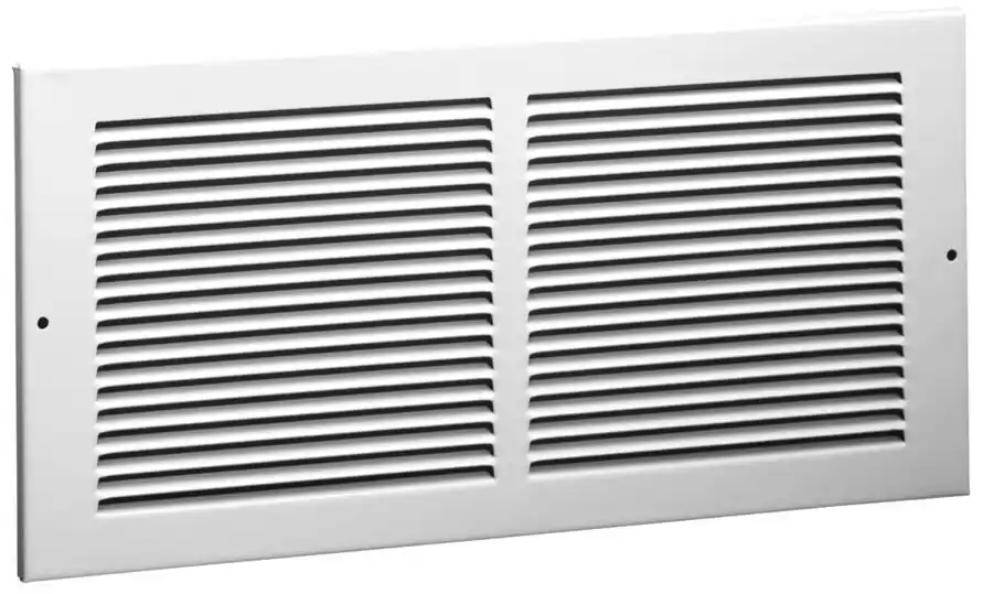 HART & COOLEY 043167 650 Series Steel Sidewall Return Air Grille 1/3 Fin Spacing 24 x 8