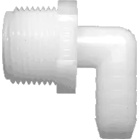 Bramec TEA2416 Elbow, 3/4 MPT x 1/2 Barb Nylon Fitting
