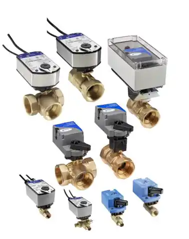 Johnson Controls VG1845FS+958GGC Ball Valve Assembly, 3 Way, 2 in.