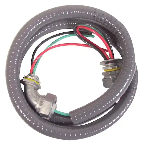 Diversitech 6-12-6 Whip 1/2 x 6' #10 THHN Wire Metallic Connectors