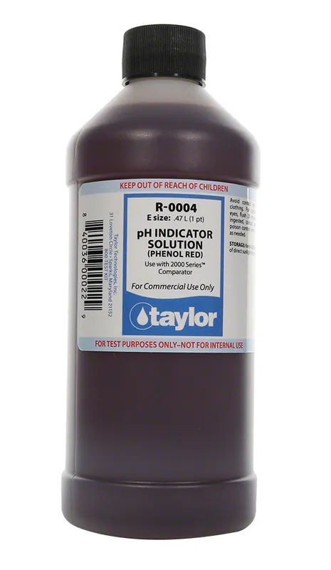 TAYLOR R-0004-E PHENOL RED #4 16 OZ