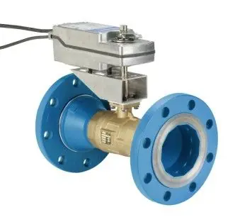 Johnson Controls VG12A5GU+92NAGC Ball Valve Assembly, 2 Way, 2-1/2 in
