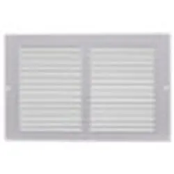 HART & COOLEY 043109 650 Series Steel Sidewall Return Air Grille Bright White 10 x 6