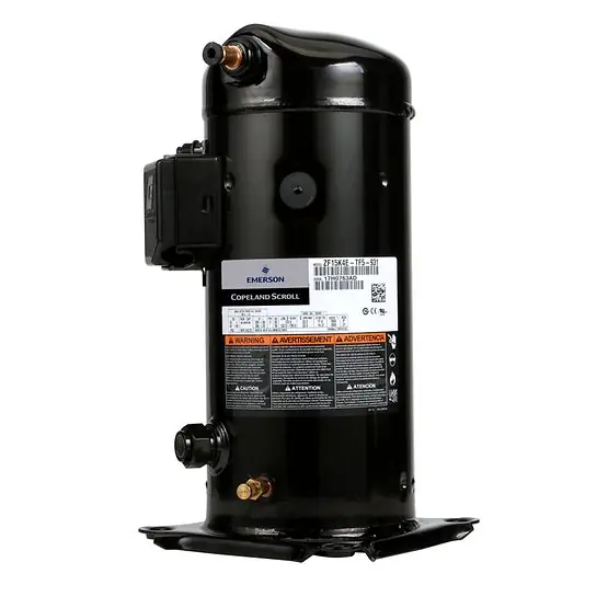 Copeland ZF11K4E-PFV-961 Compressor, 208-230/1/60 Compliant Scroll Refrigeration 1RL x 1-1/4RL Low / Medium Temperature