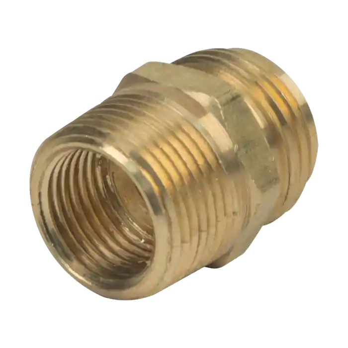 BrassCraft HU22-12-12 Brass Male Garden Hose Adapter 3/4 Male Hose Thread x 3/4 MIP
