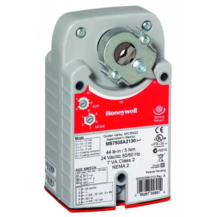 Honeywell MS7503A2030/U Direct Coupled Actuator, 27 lb-in