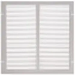 HART & COOLEY 043131 650 Series Steel Sidewall Return Air Grille Bright White 14 x 14
