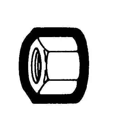 Holyoke Fittings 61-6 Compression Nut 3/8