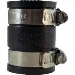 Bramec 19996 3/4 Rubber Coupling w/Clamps