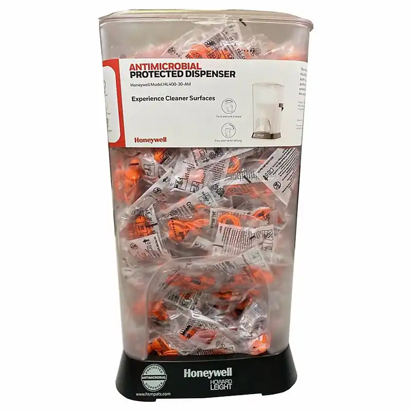 Honeywell Howard Leight HL400-QD30-AM Earplug Dispenser Antimicrobial PK 400