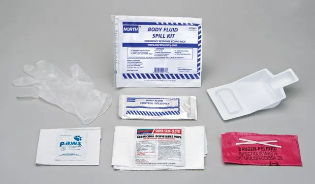 Honeywell North 019740-0027L Bloodborne Pathogen Response Kit 24 Unit Replacement MPN
