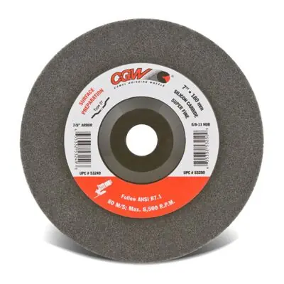 Cgw Abrasives 53247 Surface Preparation Wheel 4-1/2 in Dia 7/8 in Center Hole Very Fine Grade