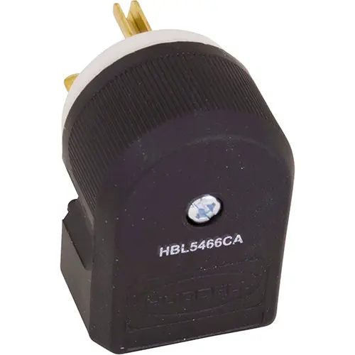 MALE PLUG FOR WYDRC ANGLE -5466CA for Hubbell HBL-5466CA
