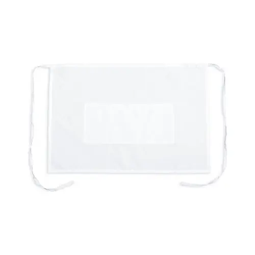 Bistro Apron 19 Inches White 2 Pockets for Mavrik 1042WHT