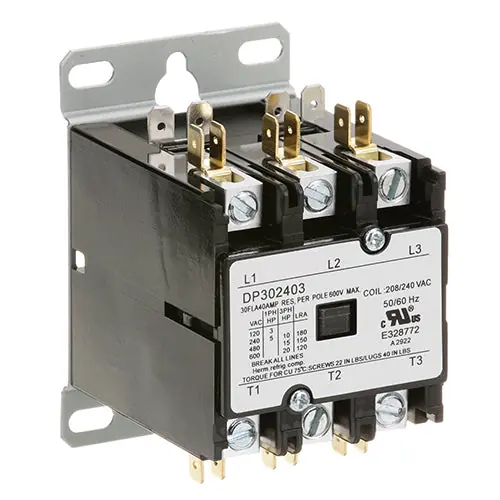 Contactor 30 AMP (3 Pole) 50125 for Star Mfg STA50125