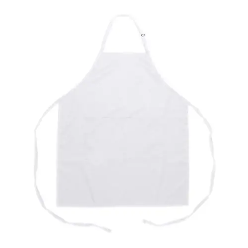 Bib Apron White 32 in 2 Pockets for Mavrik 1557WHT